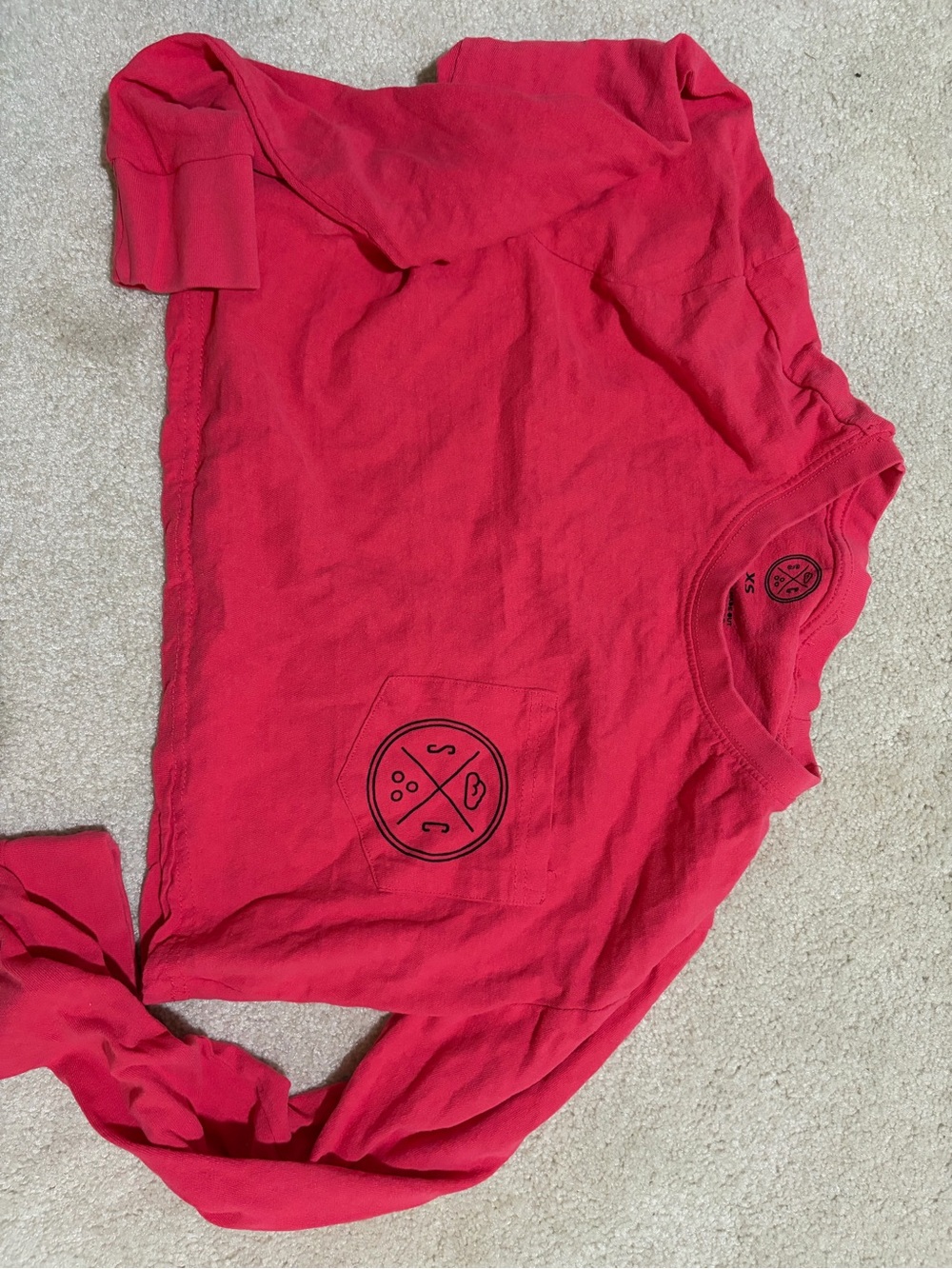 Sand Cloud Cropped Long Sleeve Women’s Shirts, XS, Lot of 3 - Picture 6 of 12